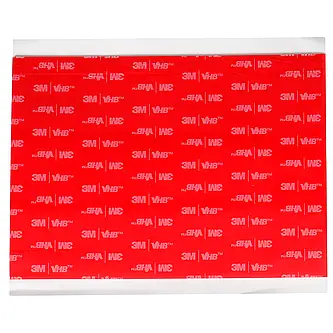 3M VHB Klebeband 5925F, Schwarz, 210 mm x 295 mm, 0.6 mm, DIN A4 Musterbogen