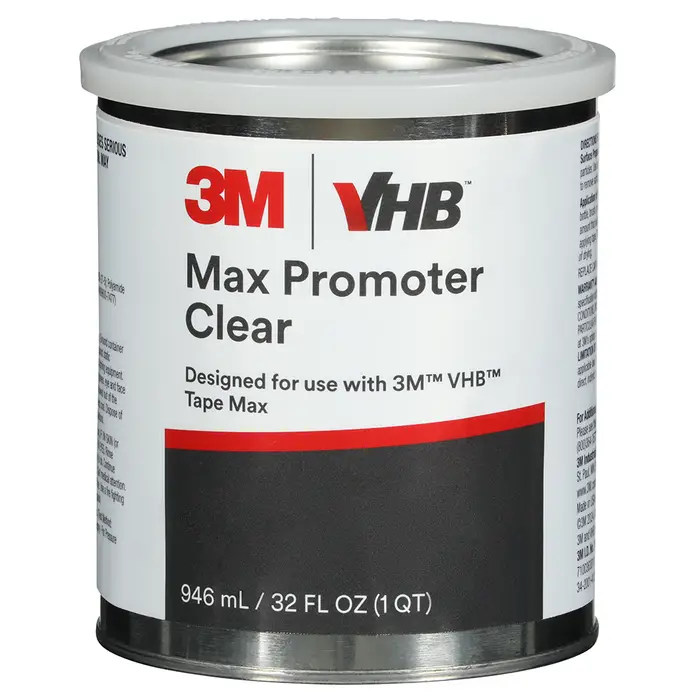 3M VHB Klebeband Max Haftvermittler, Clear, 946.4 ml