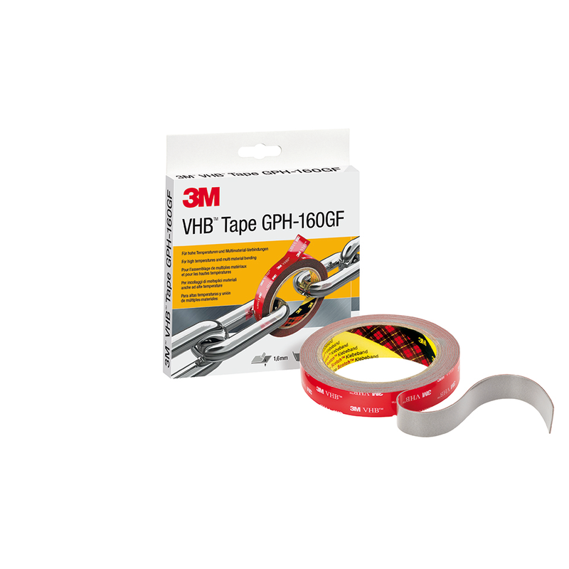3M VHB Klebeband GPH-160GF, Grau, 19 mm x 3 m, 1.6 mm