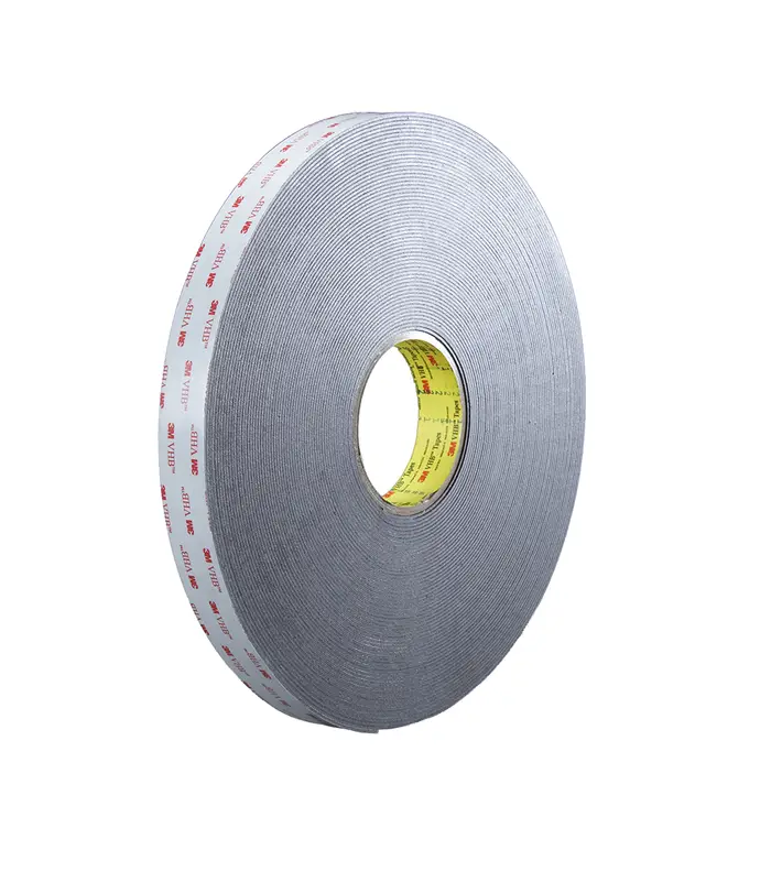 3M VHB Klebeband 5962F, Schwarz, 1220 mm x 33 m, 1.6 mm