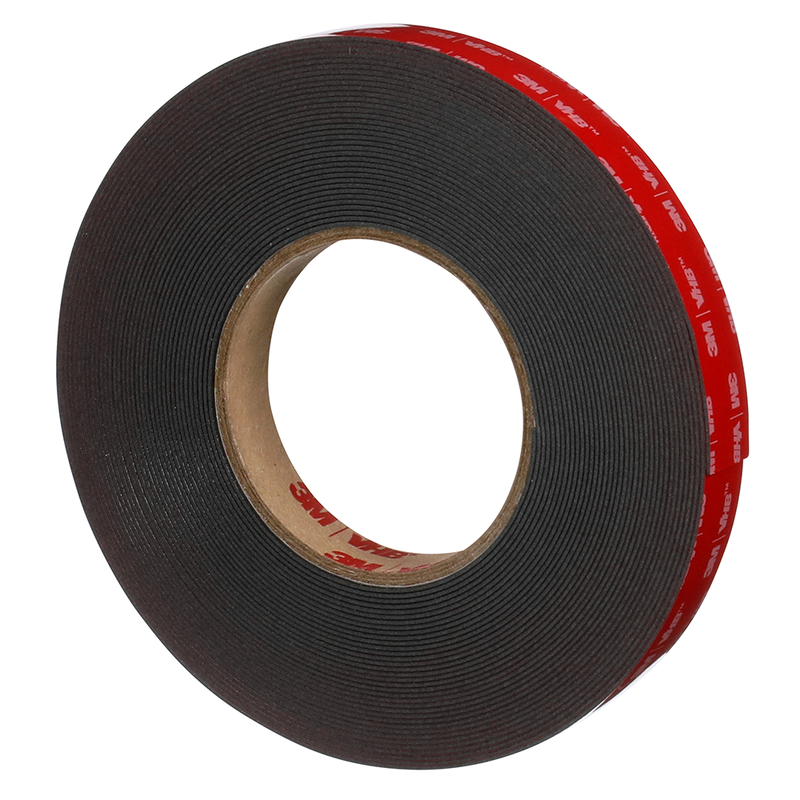 3M VHB Klebeband 5952P, Schwarz, 1220 mm x 33 m, 1.1 mm, Paper Liner