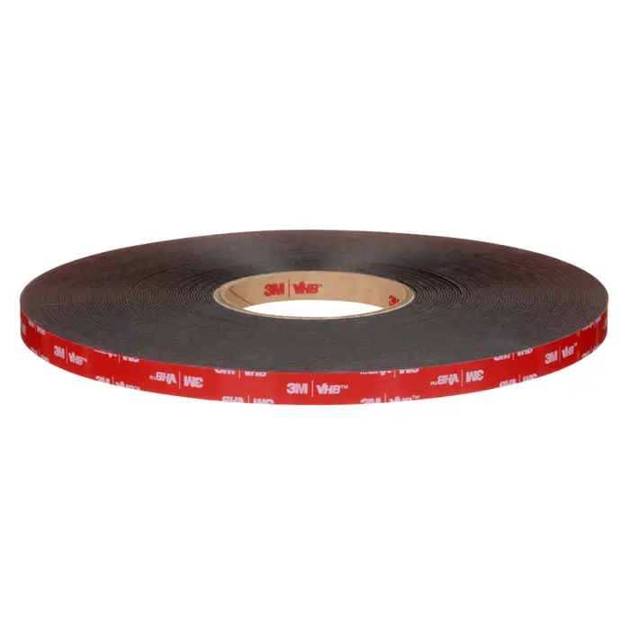 3M VHB Flammbeständiges Klebeband 5958FR, Schwarz, 75 mm x 2.7 m, 1.0 mm