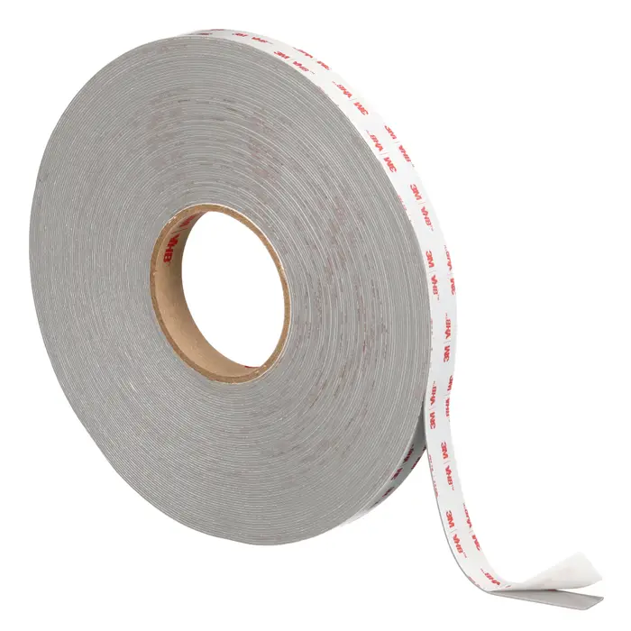 3M VHB Klebeband 4936P, Grau, 19 mm x 3 m, 0.6 mm, Kurzrolle