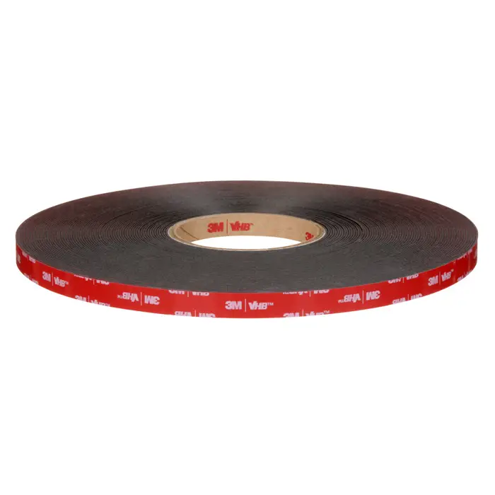 3M VHB Flammbeständiges Klebeband 5958FR, Schwarz, 1194 mm x 33 m, 1.0 mm